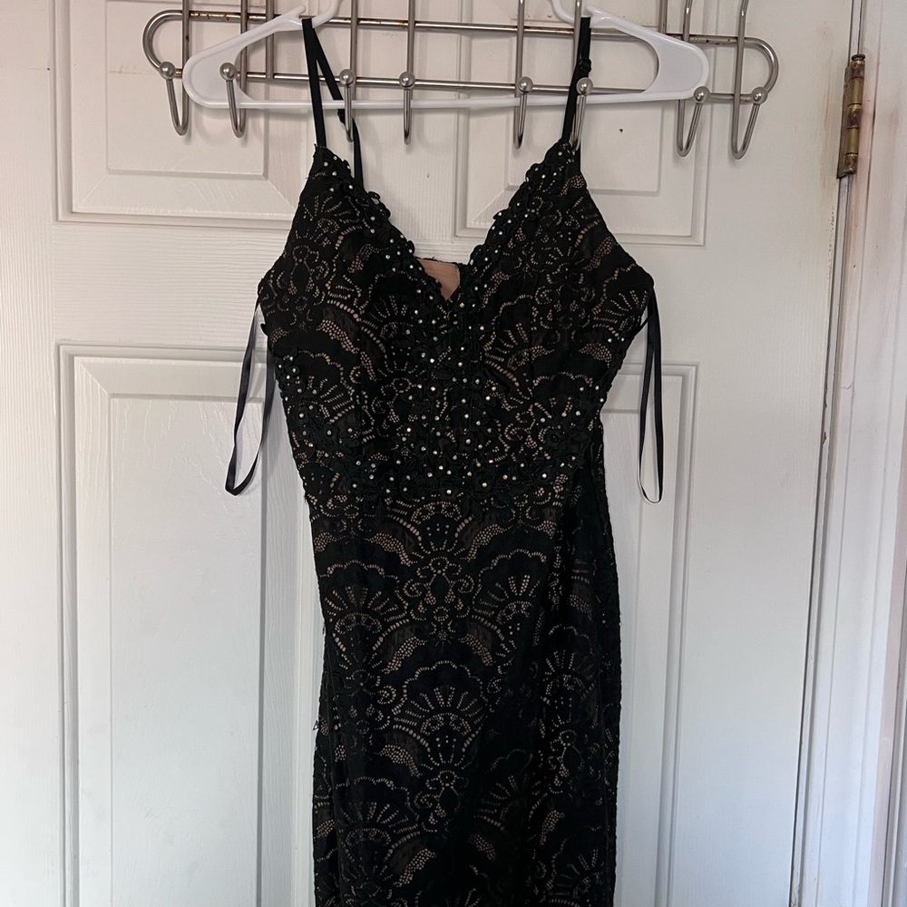 Black Lace Dress: City Studio